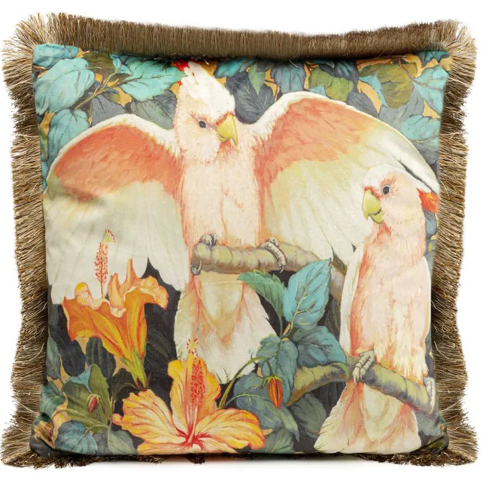 kare-design-kissen-parrots-life-mehrfarbig-zierkissen-45x45-cm-mit-f-llung image 1
