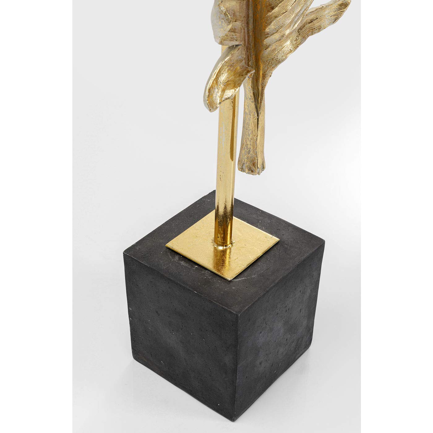 kare-design-deko-objekt-feather-147x36x15-cm-dekofigur-gold-blatt image 6