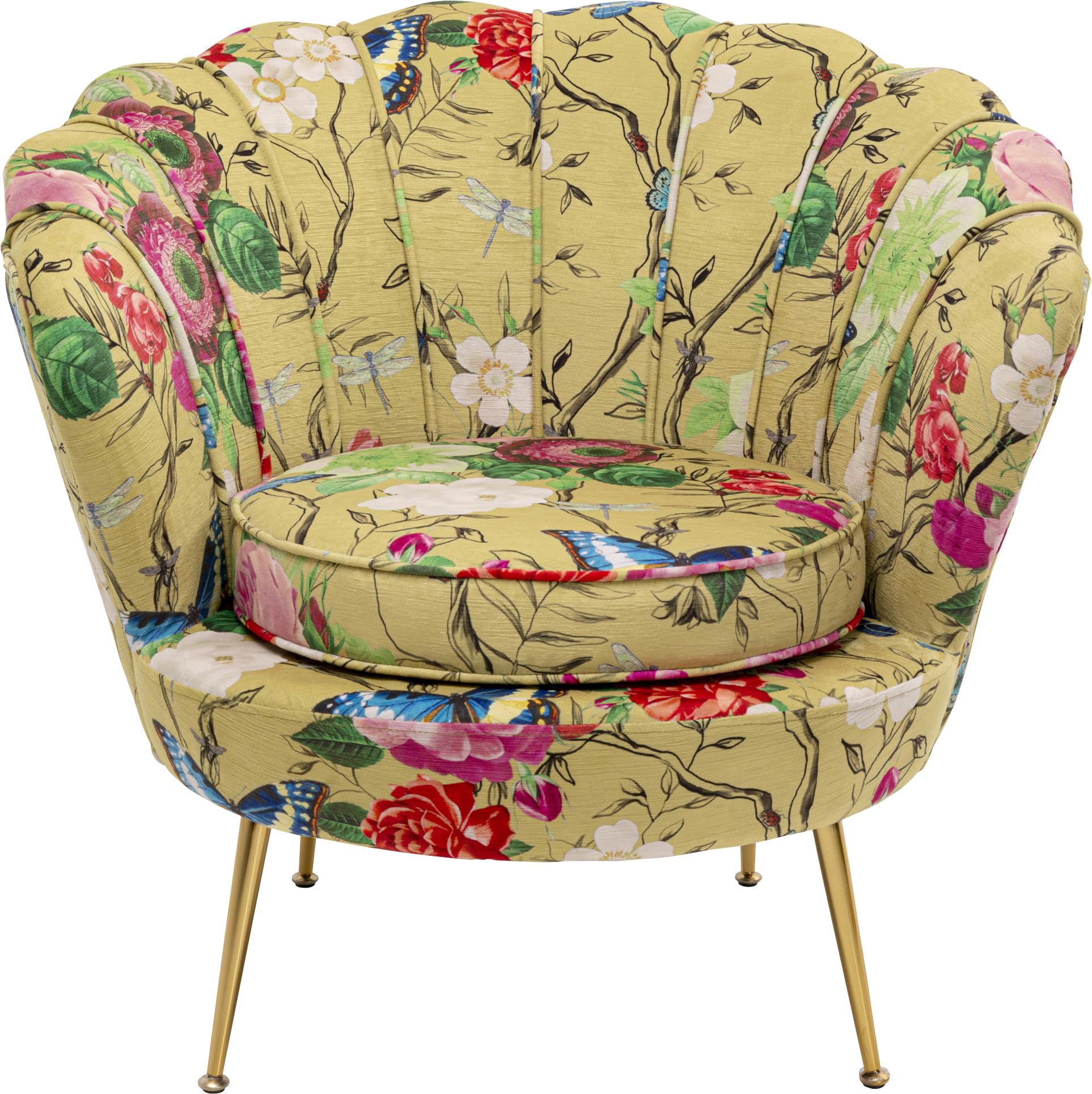 kare-design-sessel-lily-gold-flower-fever-gelb-77x85x78-cm-samtoptik image 1