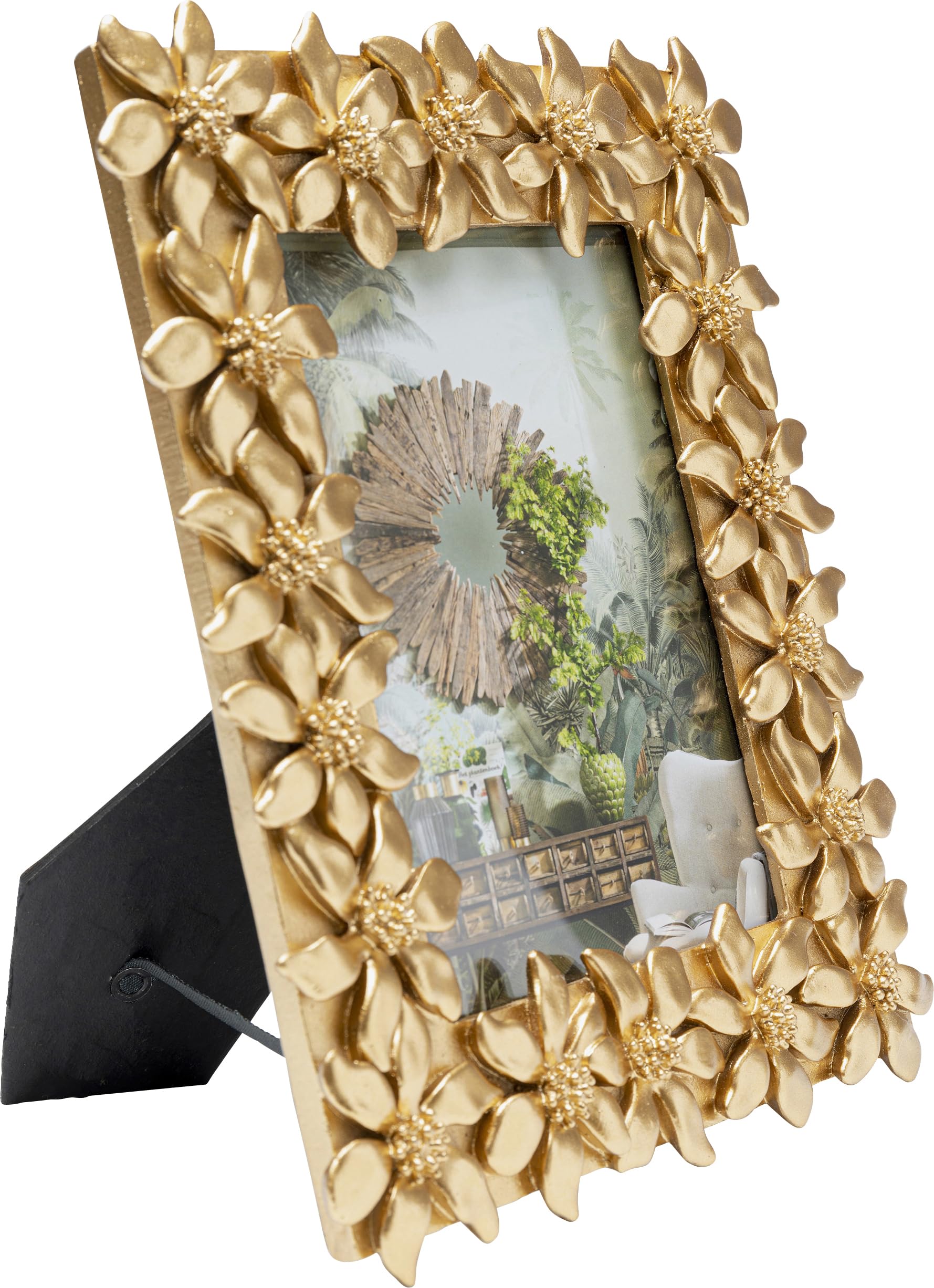 kare-design-bilderrahmen-flower-gold-21x26-cm-handgefertigt image 3