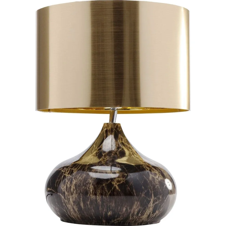 kare-design-mamo-deluxe-tischleuchte-braun-gold-41x30x30-cm image 1