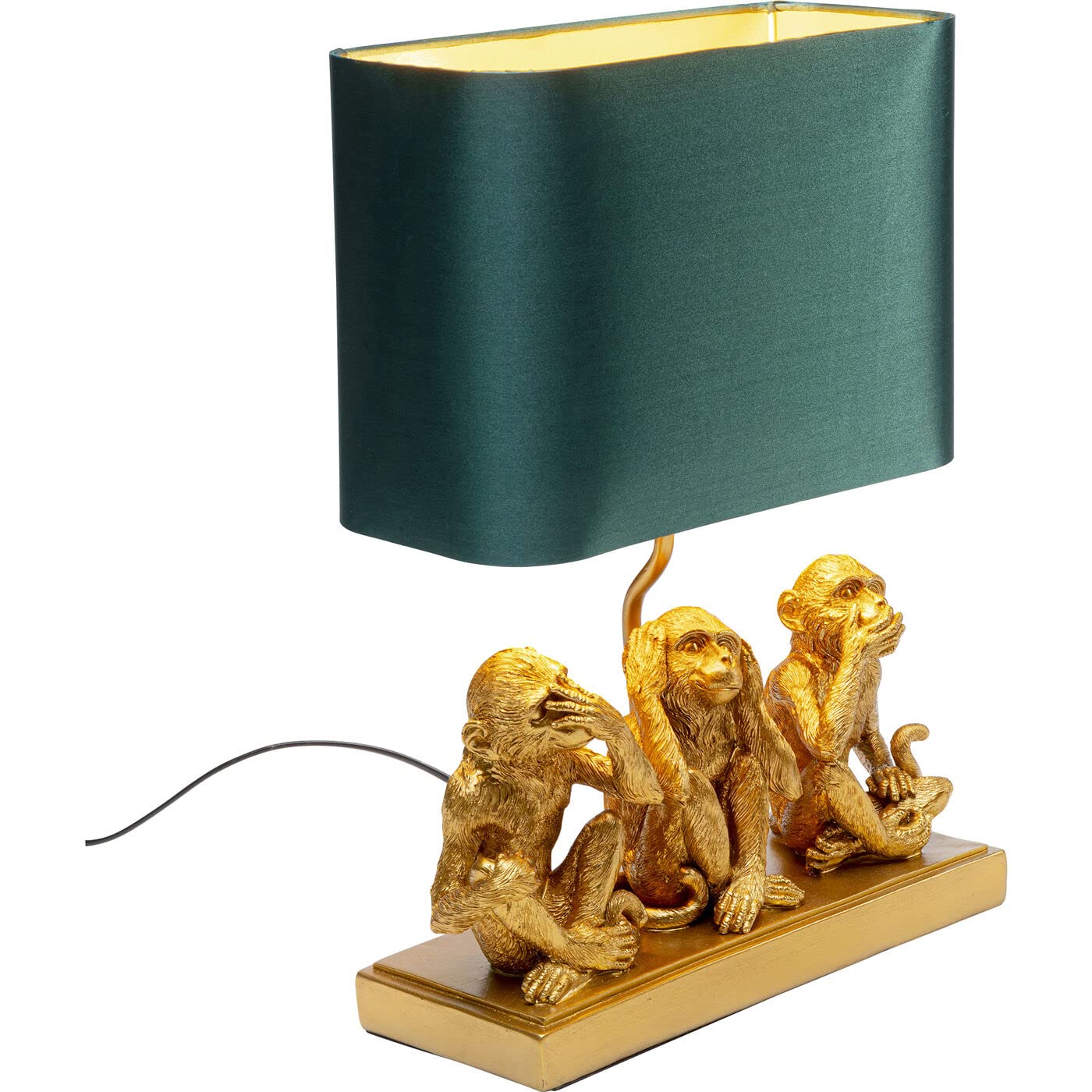 kare-design-tischleuchte-animal-three-monkey-gold-44cm image 2