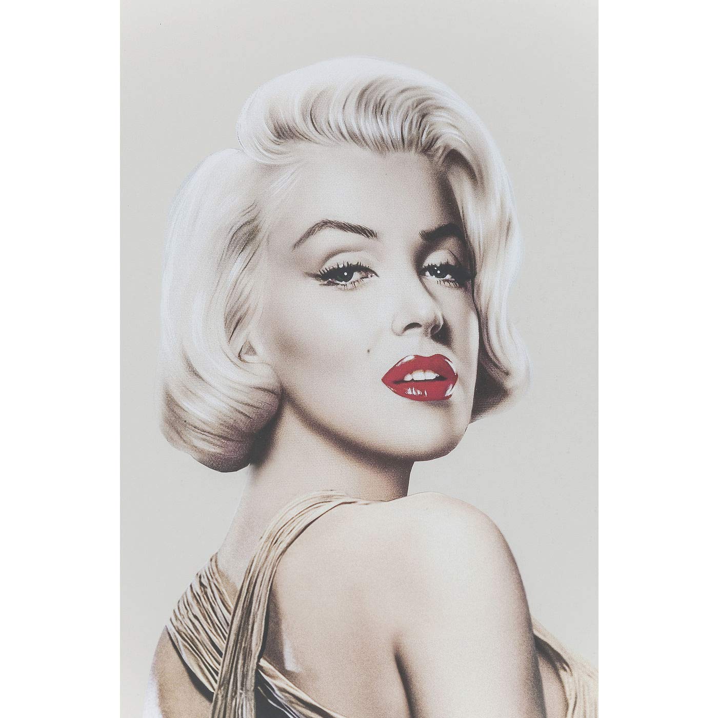 kare-design-frame-marilyn-glasbild-172x100cm-grau-schwarz image 7