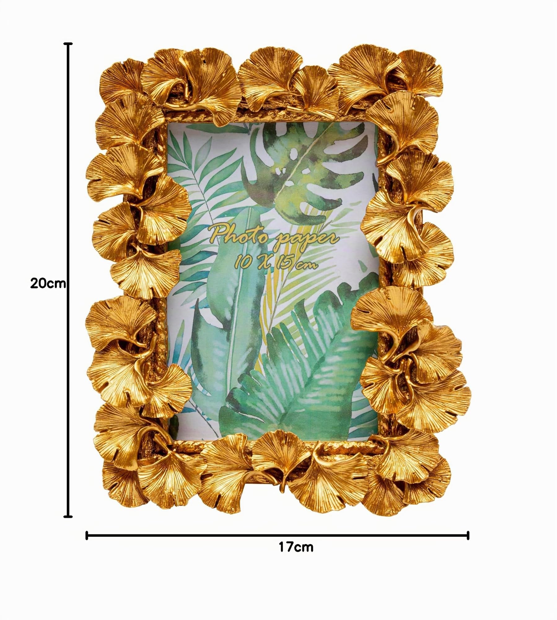kare-design-bilderrahmen-ginkgo-leaf-10x15-cm-gold image 6