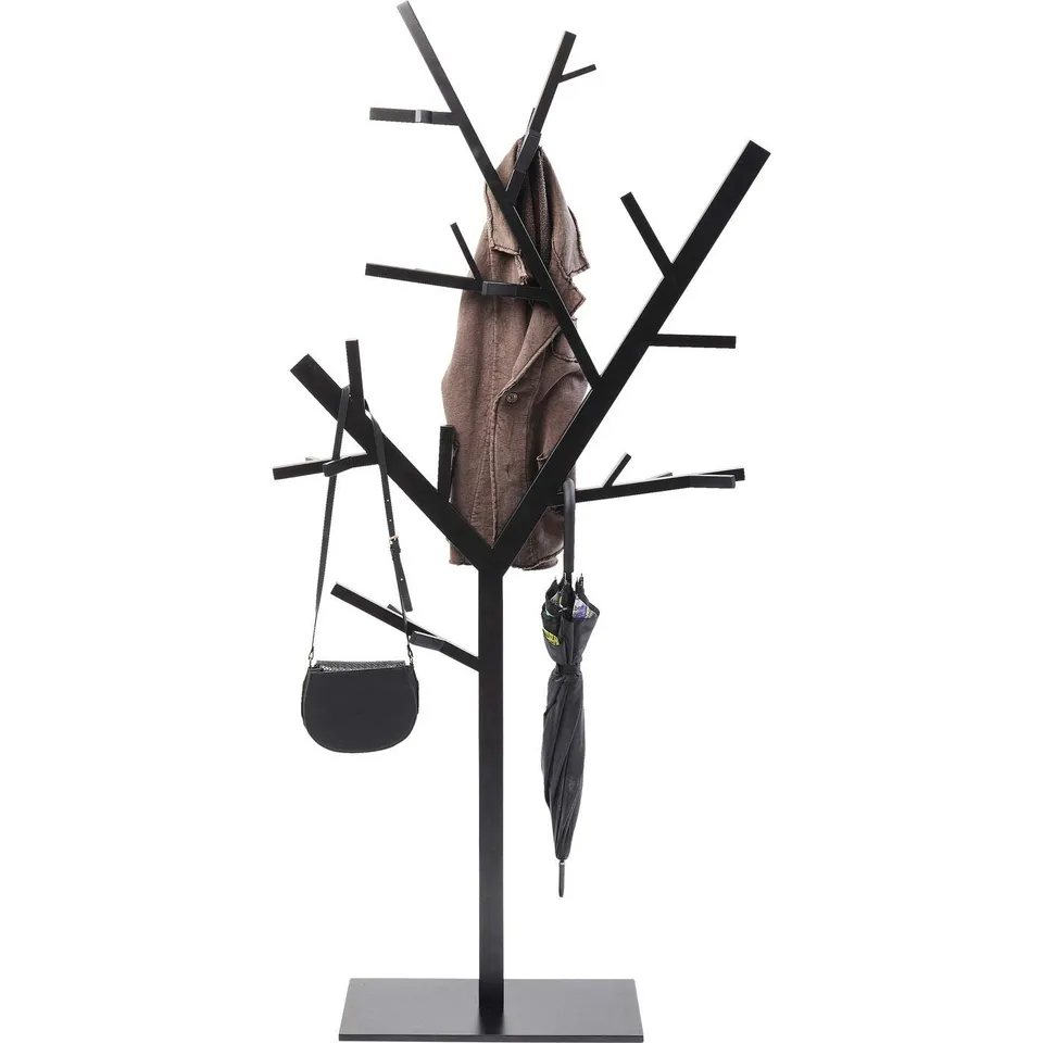 kare-design-technical-tree-garderobenst-nder-schwarz-metall-201-x-91-x-30-cm image 1