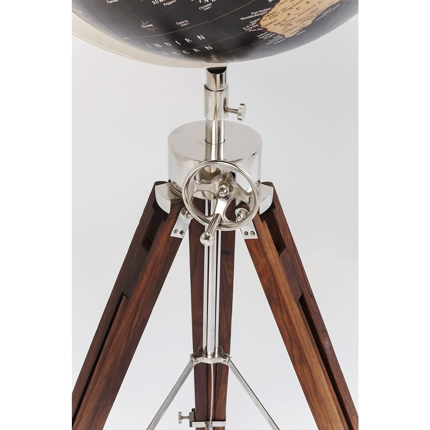 kare-design-deko-globus-earth-schwarz-vintage-standglobus-141x61x61-cm image 6