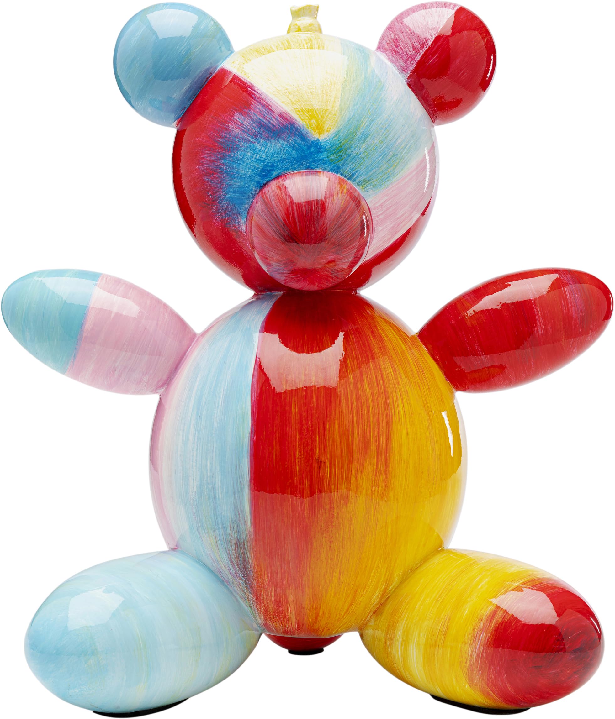 kare-design-rainbow-bear-deko-figur-b-r-handbemalt-36x32x22-cm image 1