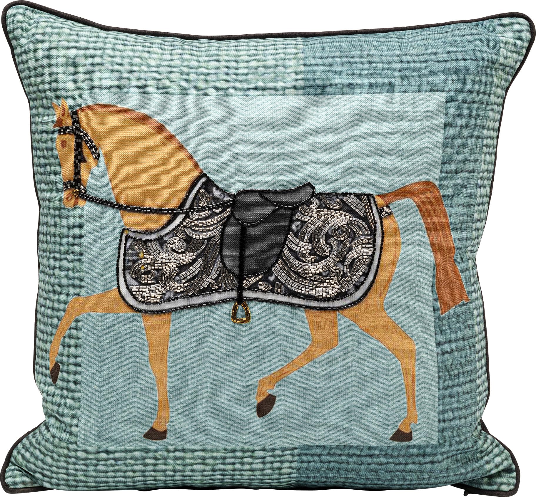 kare-design-show-horse-dekokissen-braun-45x45-cm-pferd-motiv-mit-f-llung image 7