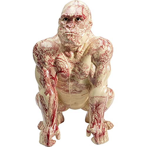 kare-design-deko-figur-watching-gorilla-tattoo-45-cm-creme-wei image 5