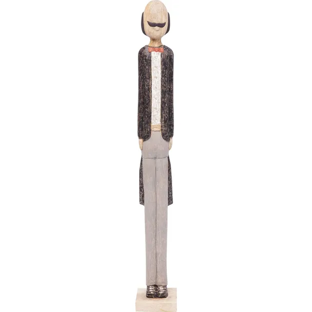 kare-design-deko-objekt-butler-95-cm-holzfigur-garderobe-flur image 1