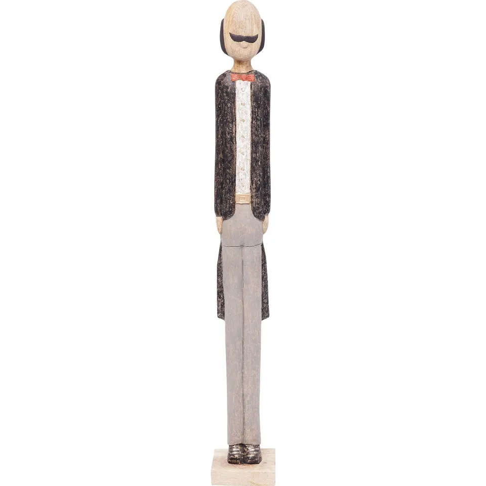 kare-design-deko-objekt-butler-95-cm-holzfigur-garderobe-flur image 1