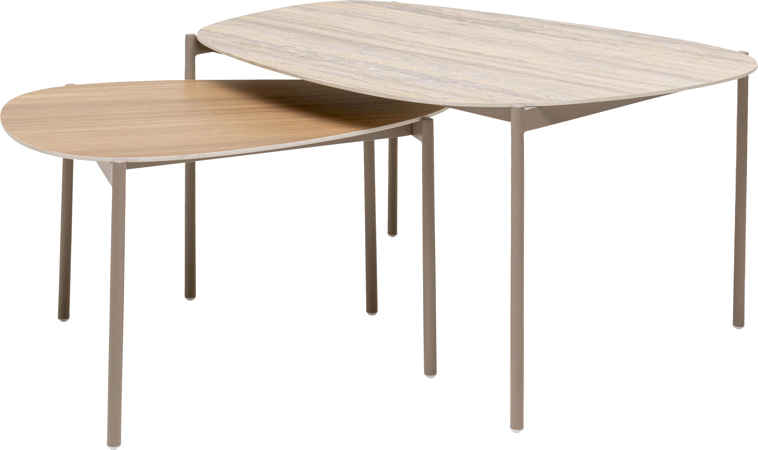 kare-design-sitzgruppe-corsica-creme-outdoor-loungeset-bank-2-sessel-2-tische image 5