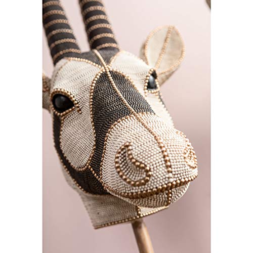 kare-design-antilopenkopf-perlen-wanddeko-76-cm image 8