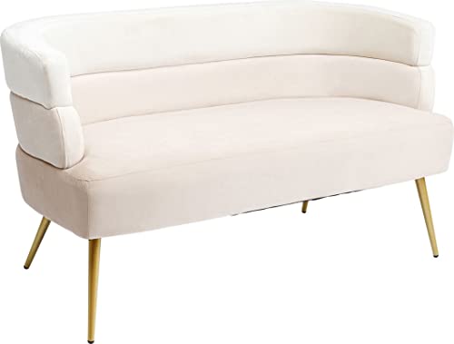 kare-design-sofa-sandwich-creme-2-sitzer-126cm-couch-samtoptik-glam-retro image 8