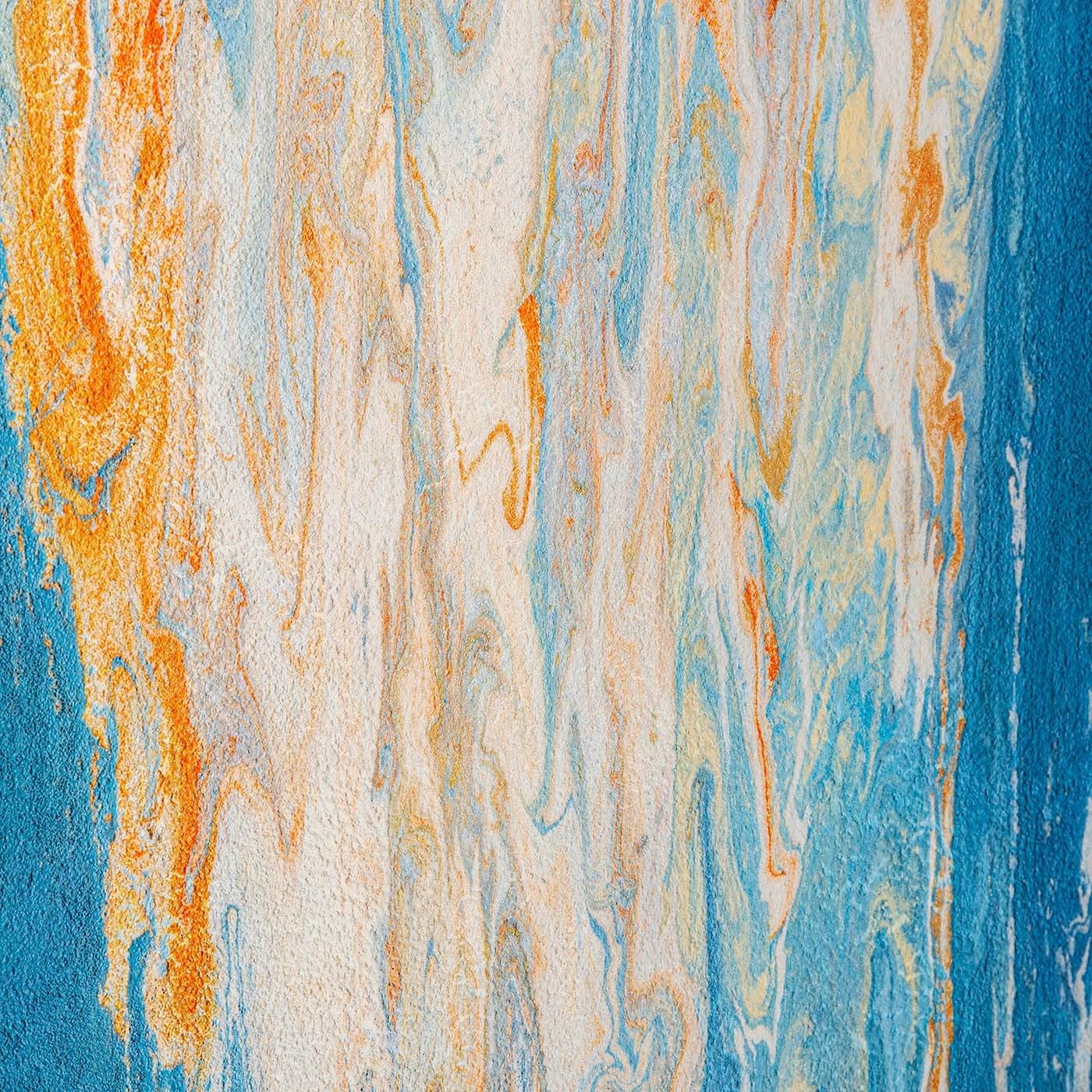 kare-design-wandbild-artistas-leinwandbild-blau-gerahmt-180x120-cm-abstrakt-mode image 3