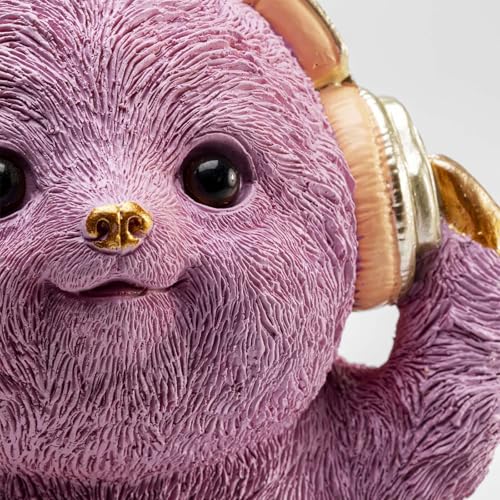 kare-design-party-sloth-spardose-faultier-lila-19-cm-handbemalt image 7