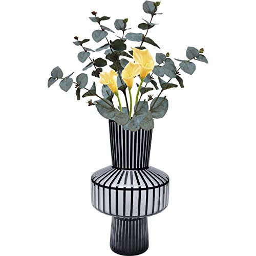 kare-design-vase-roulette-belly-schwarz-wei-glas-42-cm image 6