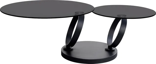 kare-design-couchtisch-beverly-smoke-schwarz-drehbar-glas-42x132x80-cm image 1