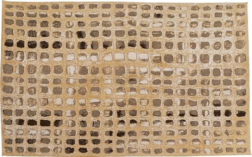 kare-design-teppich-glitter-curtain-braun-240x170-cm-baumwolle-gemustert image 6