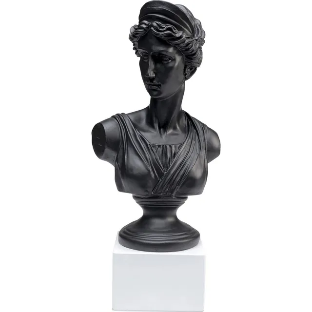 kare-design-ancient-beauty-deko-objekt-antik-schwarz-50-cm image 1