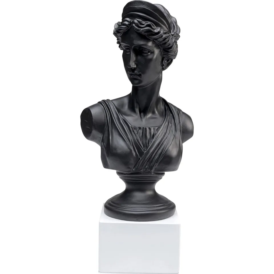 kare-design-ancient-beauty-deko-objekt-antik-schwarz-50-cm image 1
