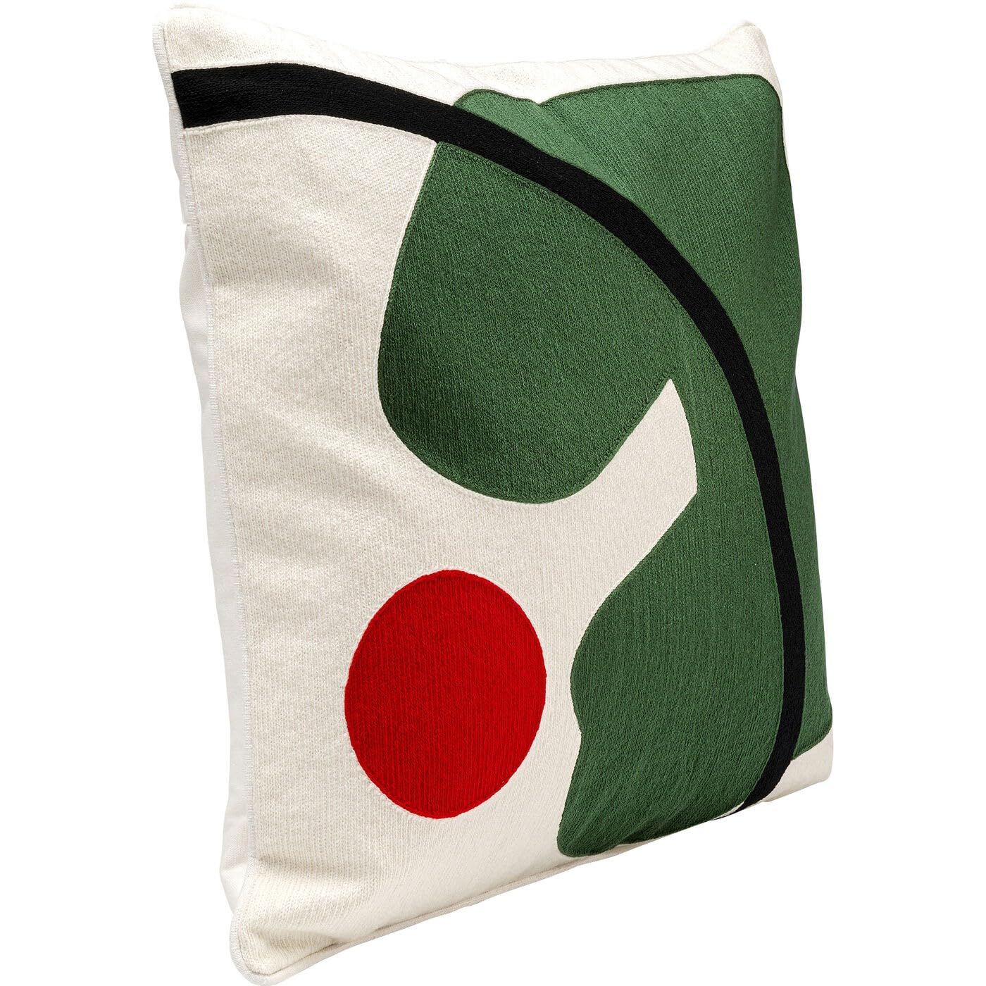 kare-design-art-line-kissen-gr-n-mehrfarbig-50x50-cm-mit-reissverschluss-und-f-l image 4