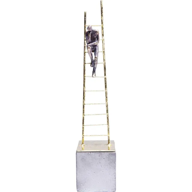 kare-design-elements-climbing-man-deko-objekt-gold-41-cm image 1
