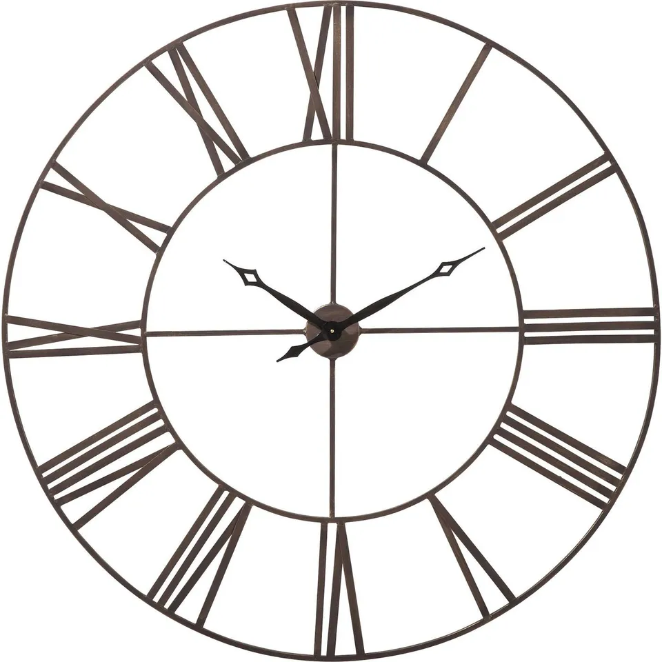 kare-design-factory-wanduhr-silber-120-cm-durchmesser image 1