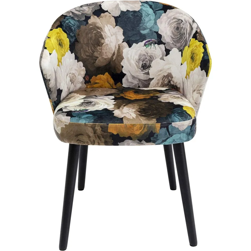 kare-design-peony-armlehnstuhl-77x56x55-cm-blumig-mehrfarbig-polsterstuhl image 1