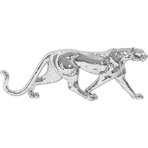 kare-design-deko-objekt-leopard-mosaic-silber-xl-34-x-95-x-18-cm-fiberglas image 8