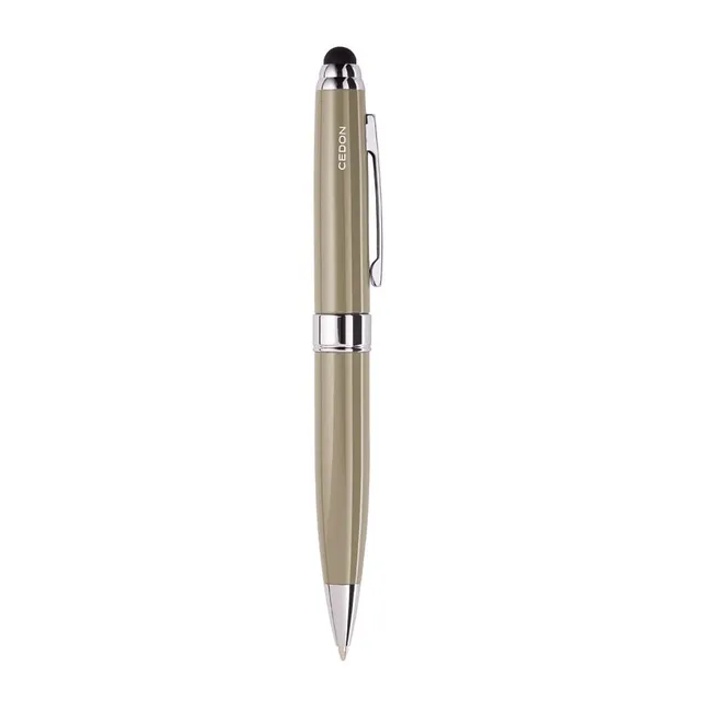 cedon-kugelschreiber-touch-pen-beige-metall-mit-touch-funktion image 1