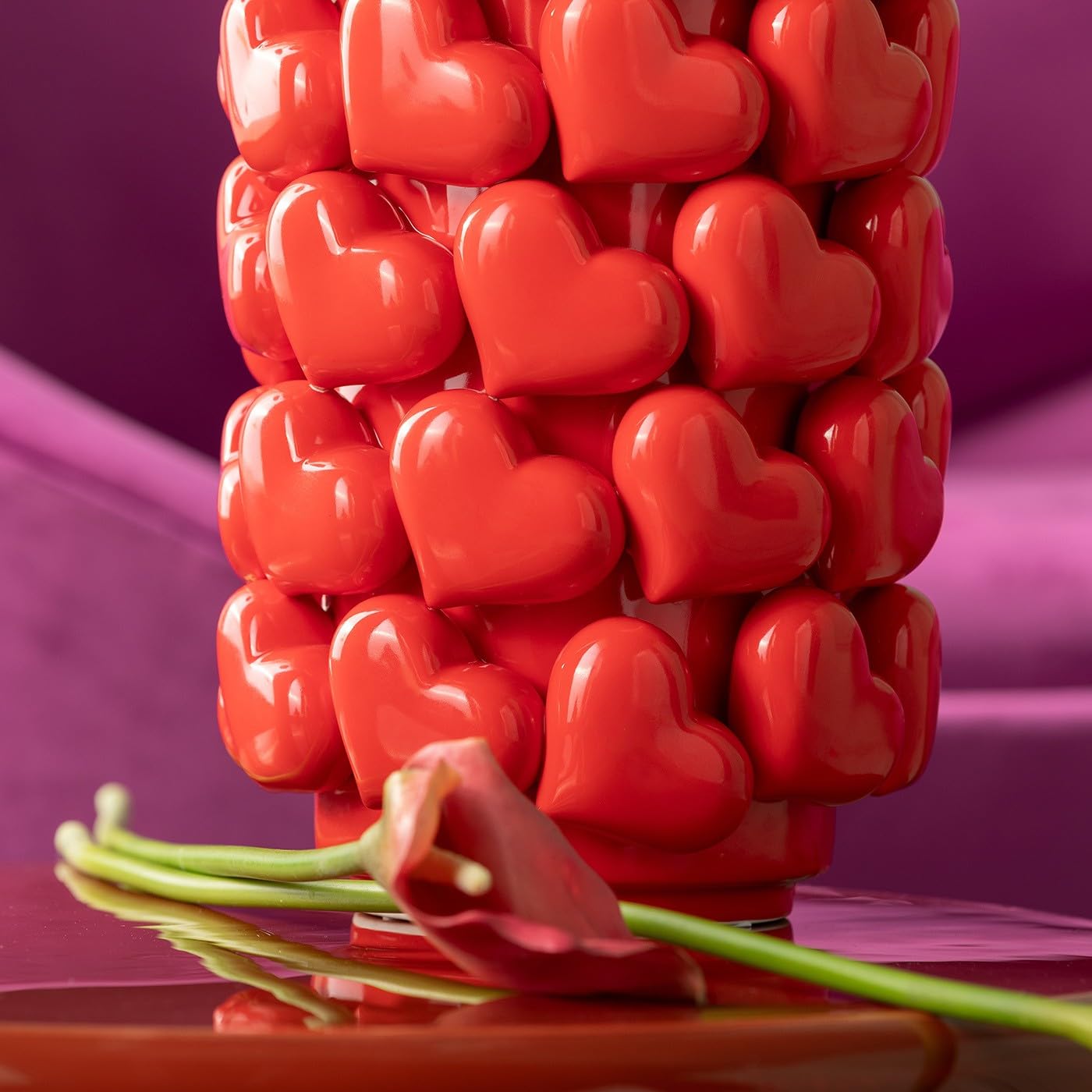 kare-design-vase-hearts-rot-porzellan-vase-33x21-cm-herzdesign image 5