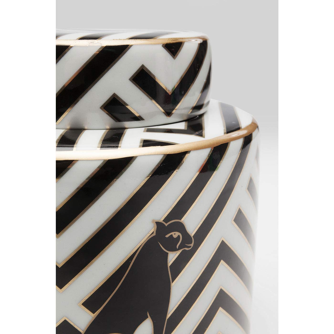 kare-design-panther-deko-gef-dose-16-cm-schwarz-wei-gold image 8