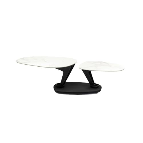 kare-design-couchtisch-franklin-150x60-cm-wei-mit-drehbaren-keramik-platten-stah image 7