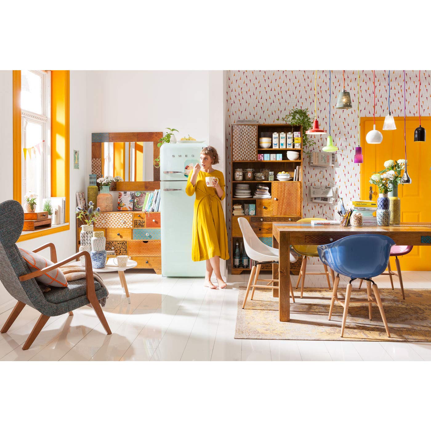 kare-design-kommode-soleil-90x70x30-cm-10-sch-be-massivholz-mehrfarbig image 5