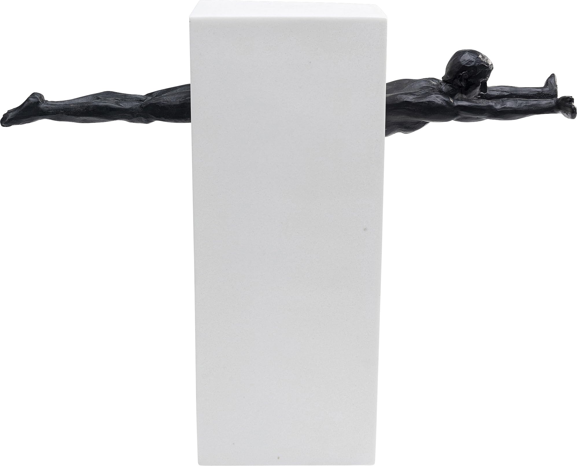 kare-design-objekt-athletic-33-cm-schwarz-wei-e-deko-skulptur-33x27x22-cm image 5