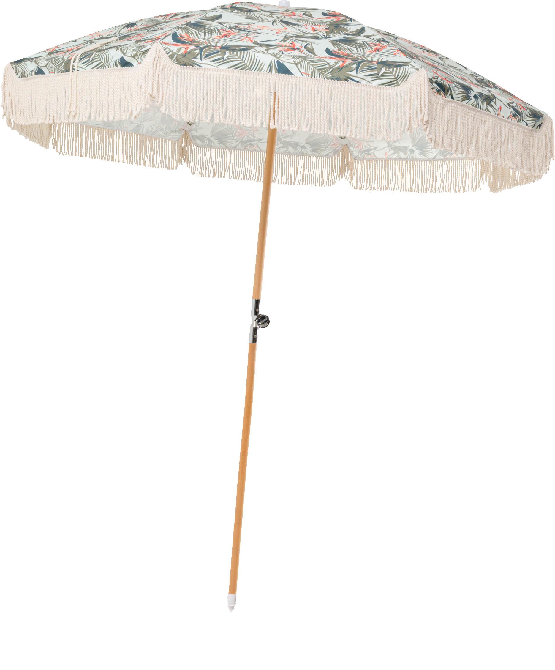kare-sonnenschirm-hawaii-leaf-pflanzen-muster-strandschirm-d200-cm-mit-fransen image 1