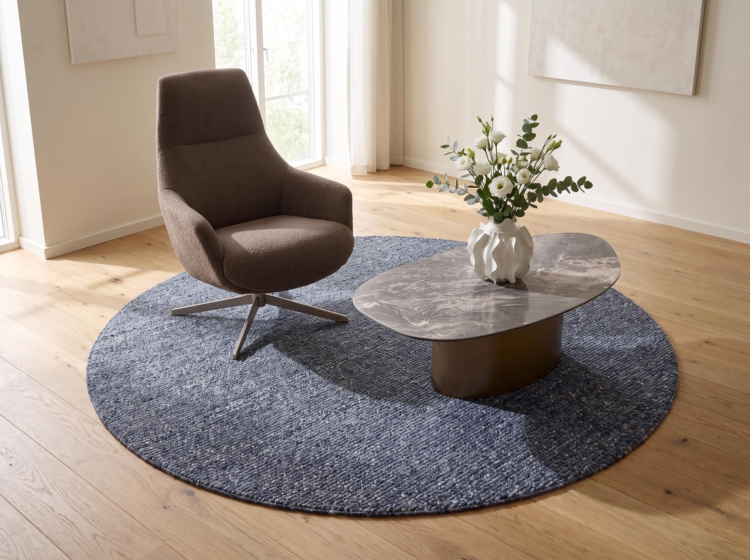 kare-design-teppich-boucara-blau-250x250-cm-rund image 2