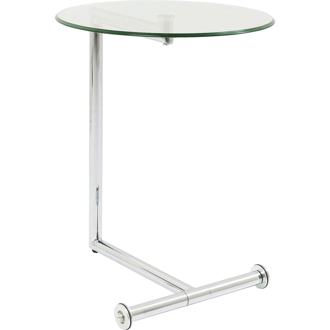 kare-design-beistelltisch-easy-living-chrom-rollbarer-glastisch-rund-63x46x46-cm image 5