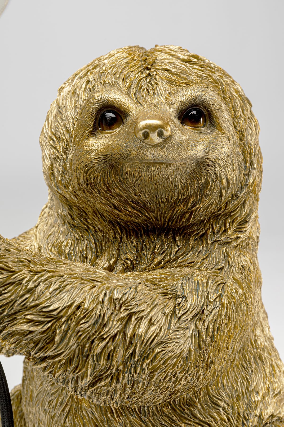 kare-design-tischleuchte-animal-faultier-gold-30x25x20-cm-e14 image 8
