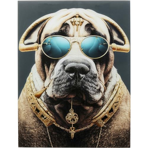 kare-design-wandbild-fashion-dog-bunt-80x60-cm-glasbild-esg-sicherheitsglas image 7