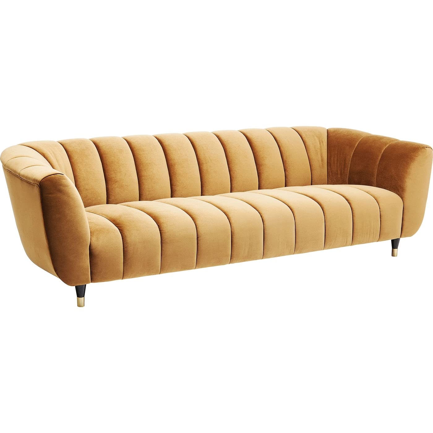 kare-design-spectra-3-sitzer-sofa-messinggelb-samt-245x96-cm image 5
