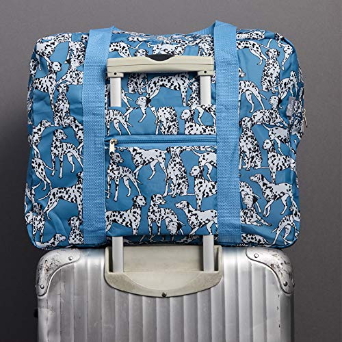cedon-easy-travel-bag-black-and-white-dogs-weekender-47-x-20-x-37-cm image 5