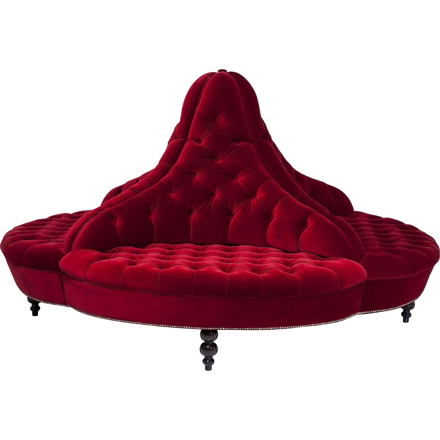 kare-design-roma-rundsofa-rot-samtoptik-4-sitzer-165-cm image 1