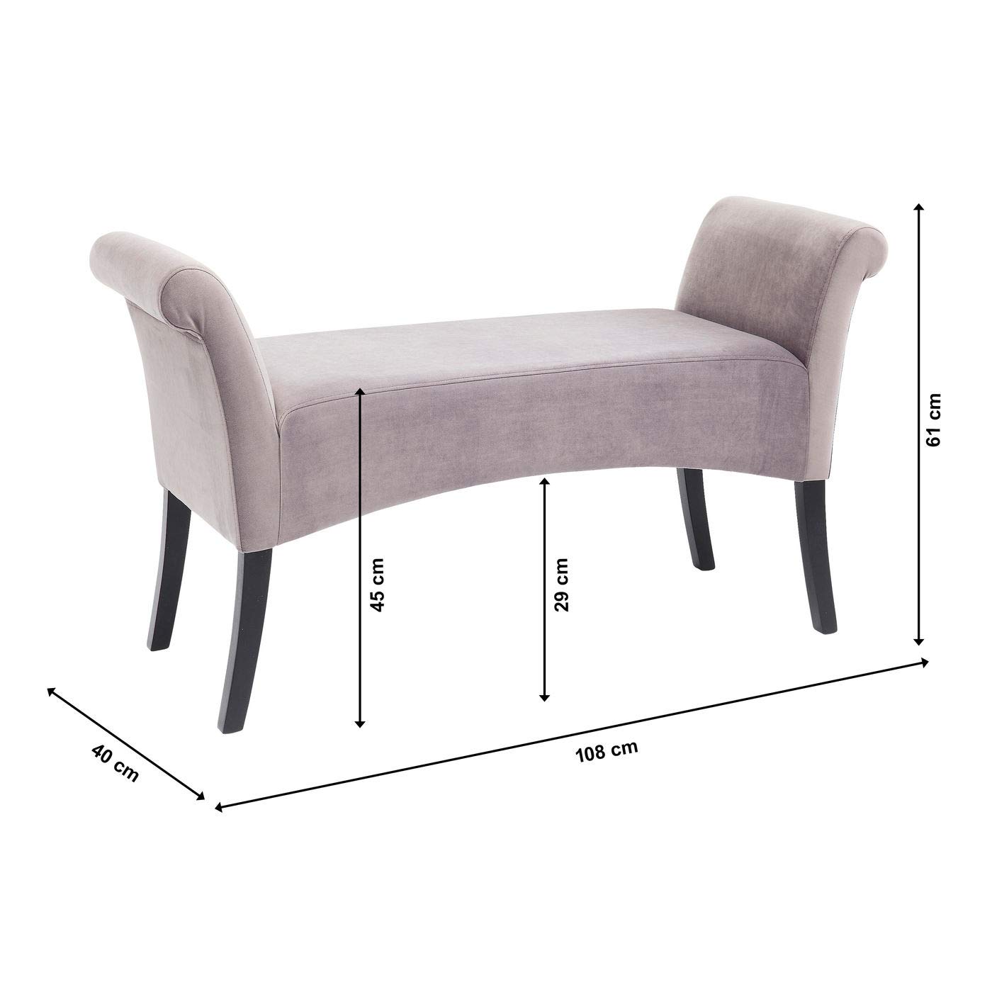 kare-design-motley-velvet-sitzbank-grau-107x38-cm-samt image 3