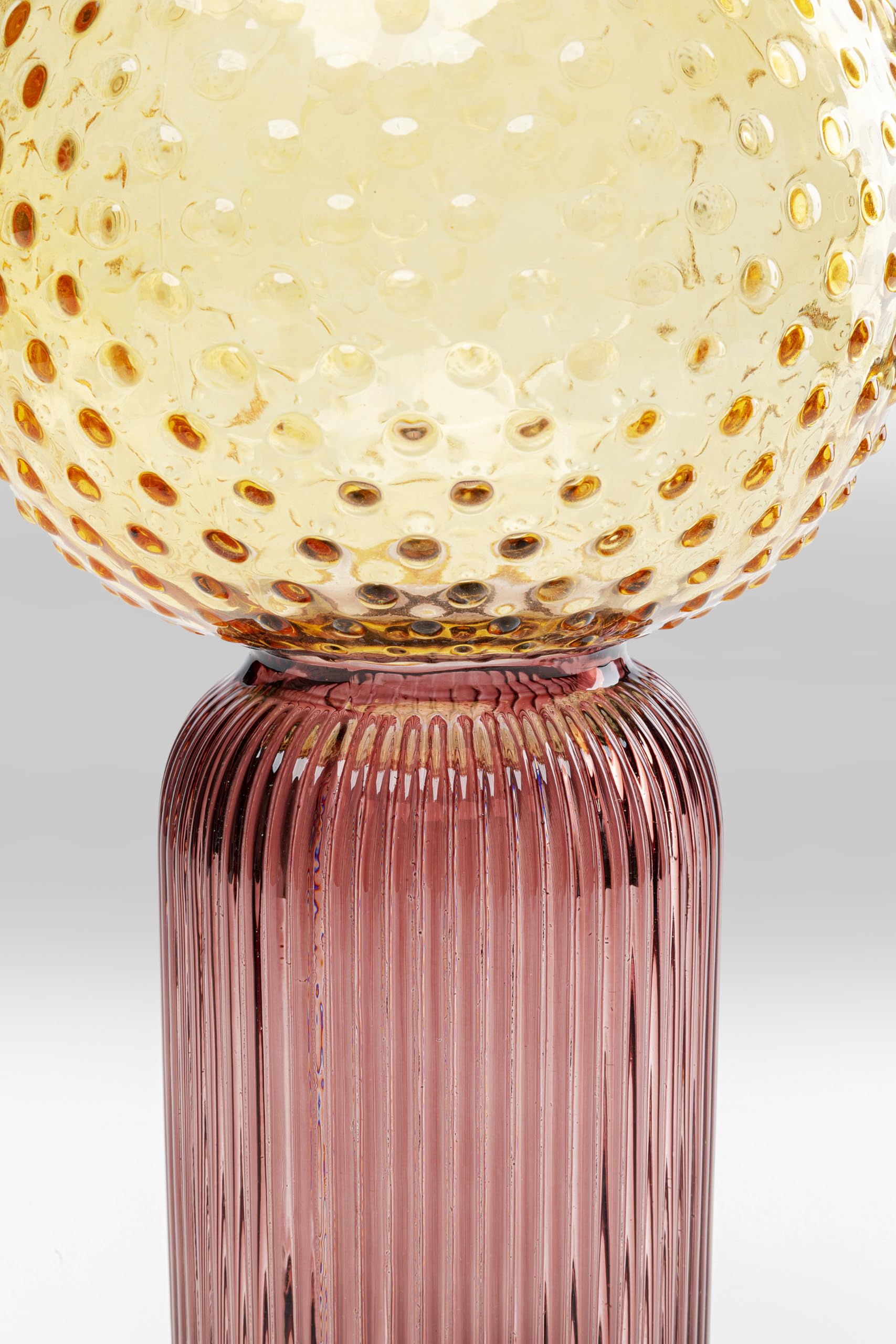 kare-design-vase-marvelous-duo-gelb-violett-30-5-cm-handgefertigte-blumenvase-mi image 4