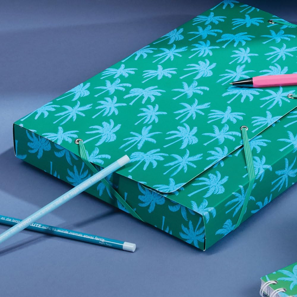 cedon-sammelmappe-de-luxe-palm-tree-dokumentenmappe-4-cm image 2