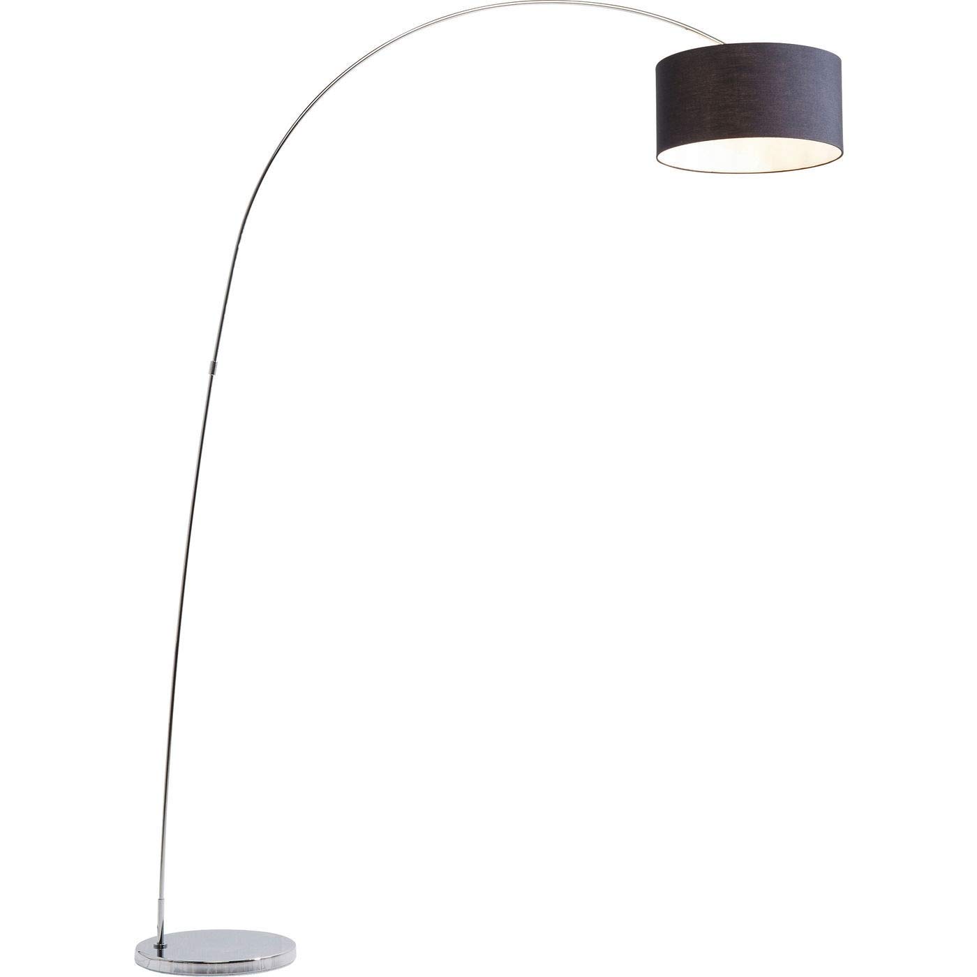 kare-design-standleuchte-gooseneck-bogenleuchte-schwarz-silber-213x160x40-cm image 5