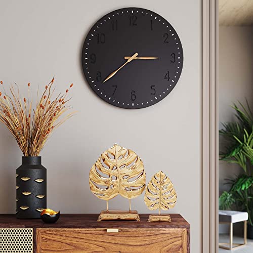 kare-design-deko-objekt-monstera-leaf-gold-36-cm-blatt-monstera-skulptur image 7