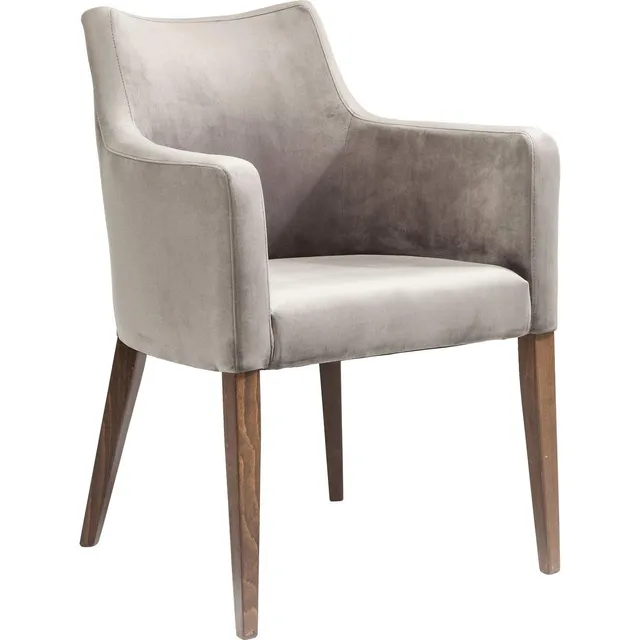 kare-design-armlehnstuhl-mode-velvet-grau-samt-optik-87x58x67-cm image 1